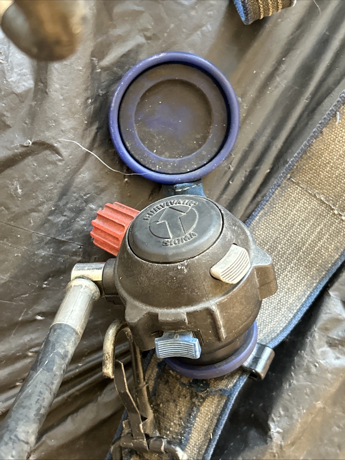 Survivair compressed air tank (EMPTY) 4500PSIG 60Min 917162 L87G-1 USED