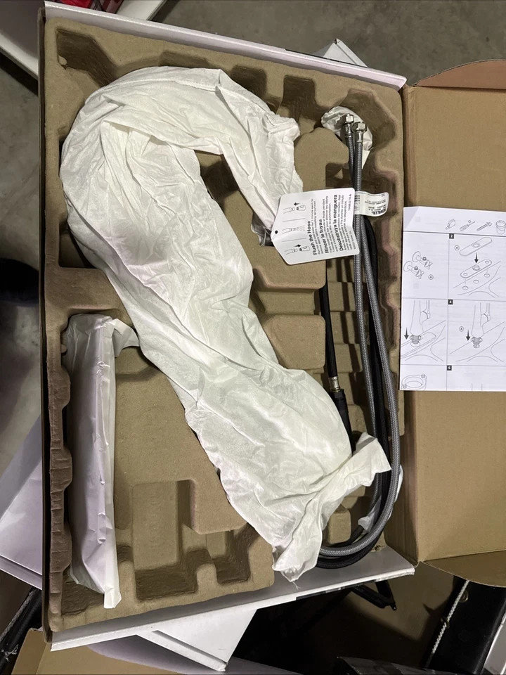 KOHLER GUILD Pull-Down Kitchen Faucet 3-Function Spray in STAINLESS STEEL Opened