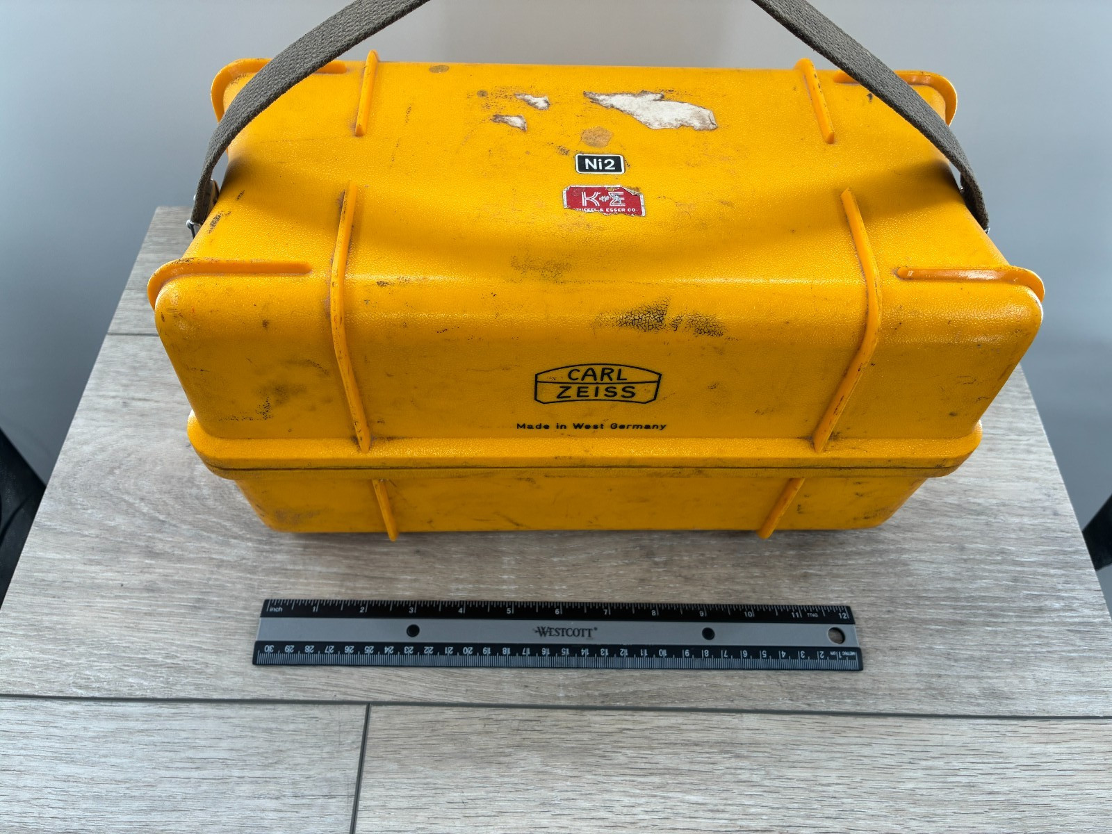 Vintage Carl Zeiss Ni 2 Precision Automatic Level Surveying Tool Case K&E German