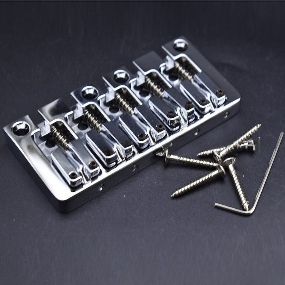 High-end four/five-string bass bridge, bass string plate, reverse bridge