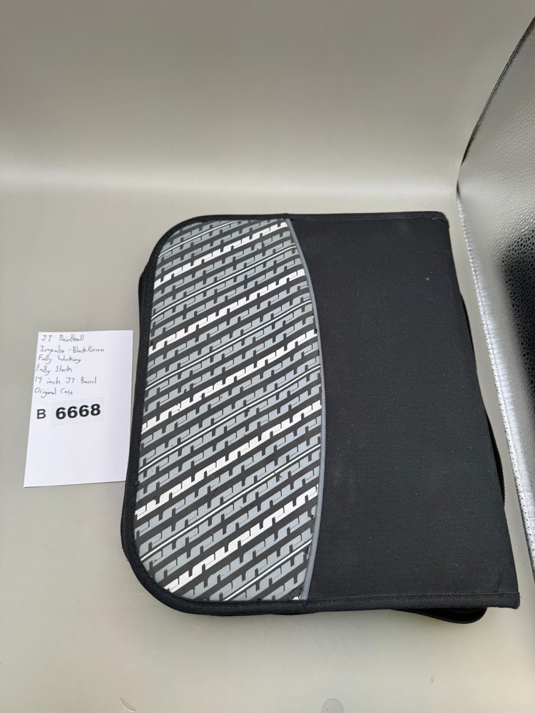 JT Impulse Paintball Marker Black/Green Fully Working