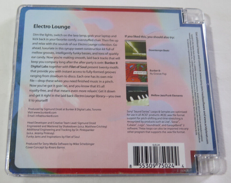 Sony Sound Series: Loops & Samples Electro Lounge