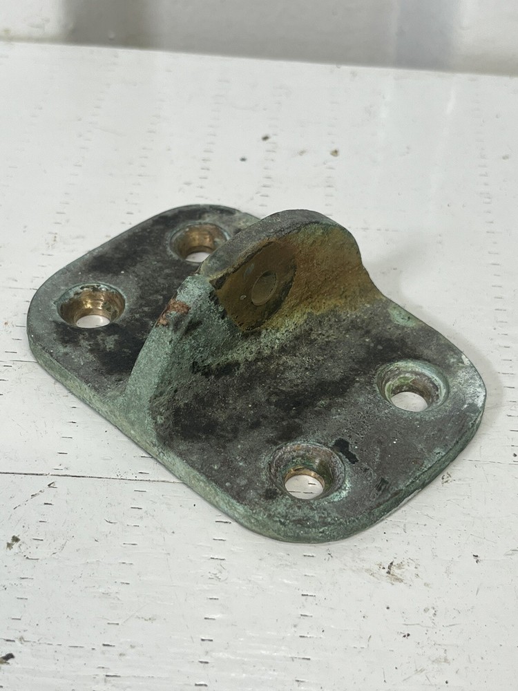 Vintage Bronze Halyard Deck Plate