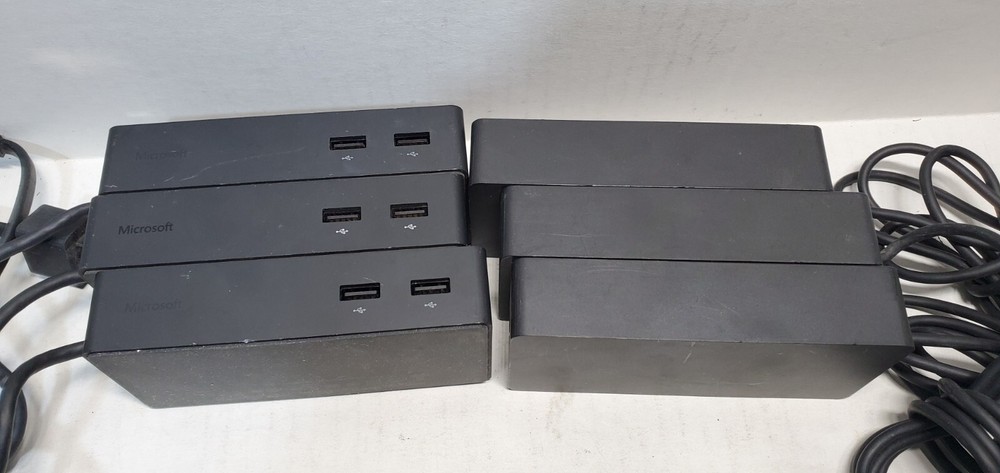 lot 3 Microsoft Docking Station 1661 for Surface Pro 3 4 Surface Dock & AC