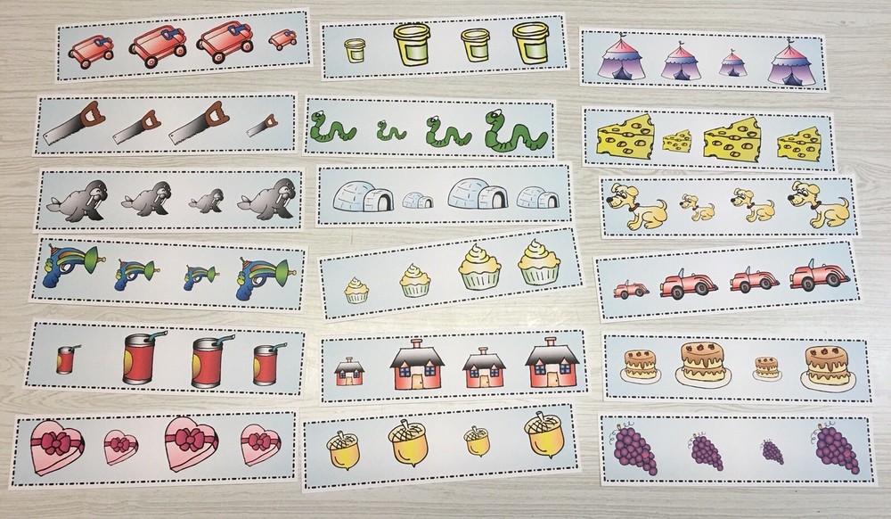 Circle the Smallest? 21 Activity Strip Cards - Laminated Cards