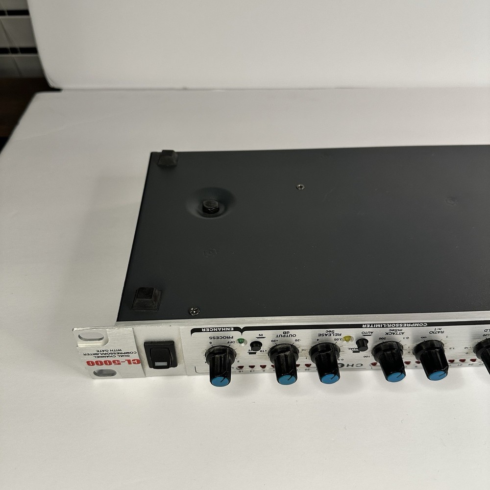Nady CL-5000 Dual Channel Compressor/Limiter w Gate Rackmount Unit
