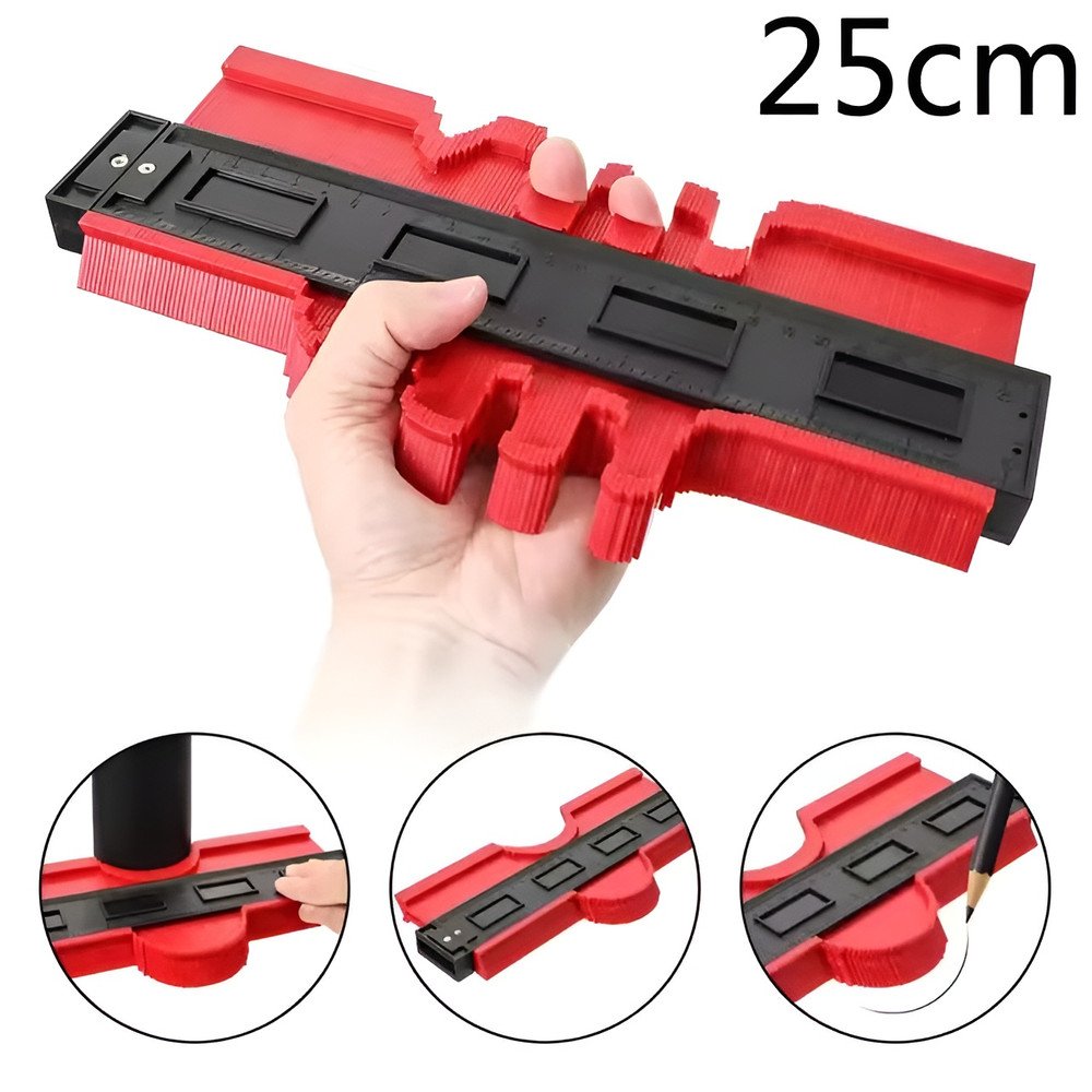 Contour Gauge Duplicator Profile Copy Tool Shape Measuring Outline Tool