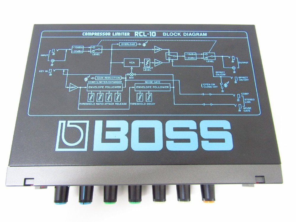 BOSS RCL-10 COMPRESSOR LIMITER Guitar Effect used