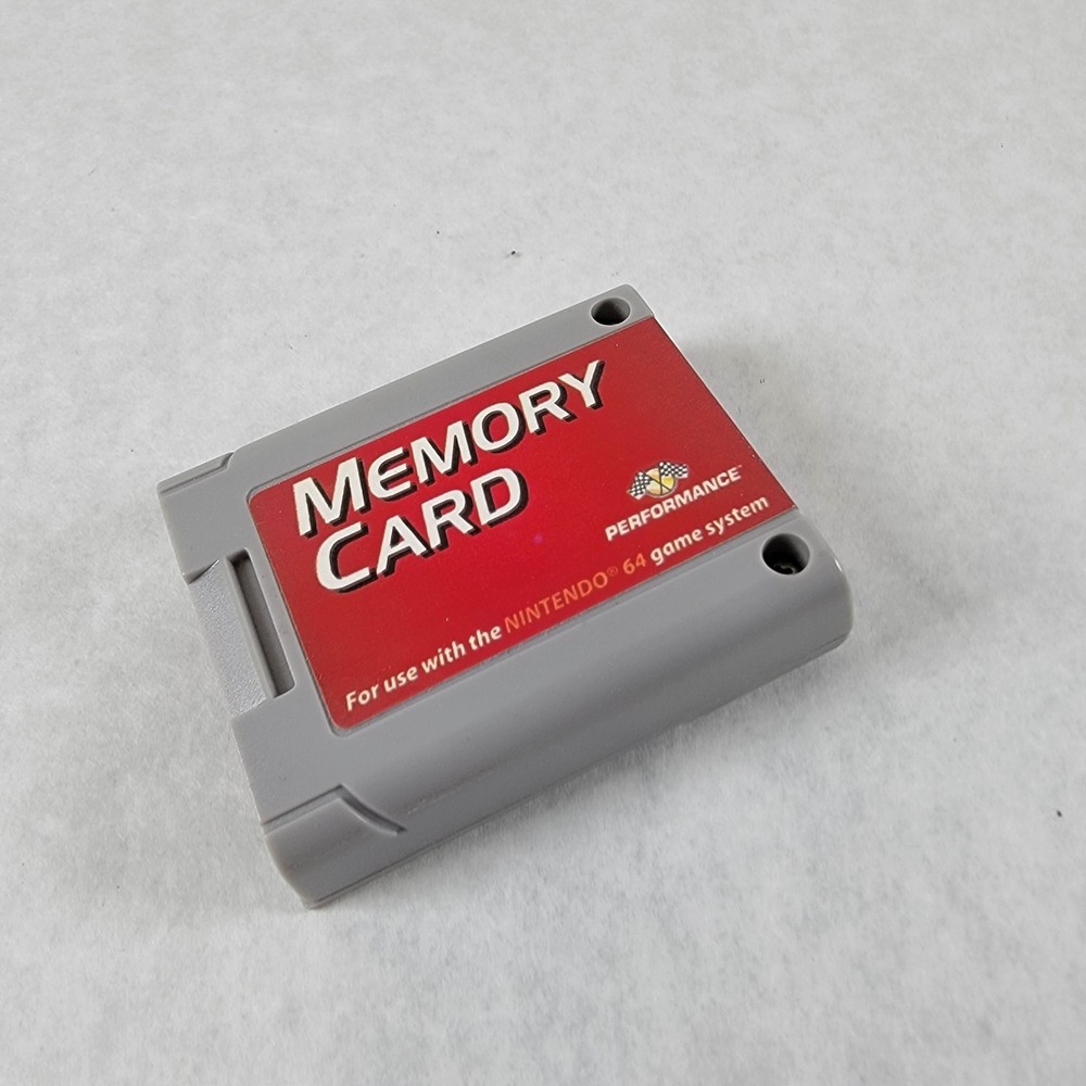 Nintendo 64 Performance Memory Card Mint condition Used