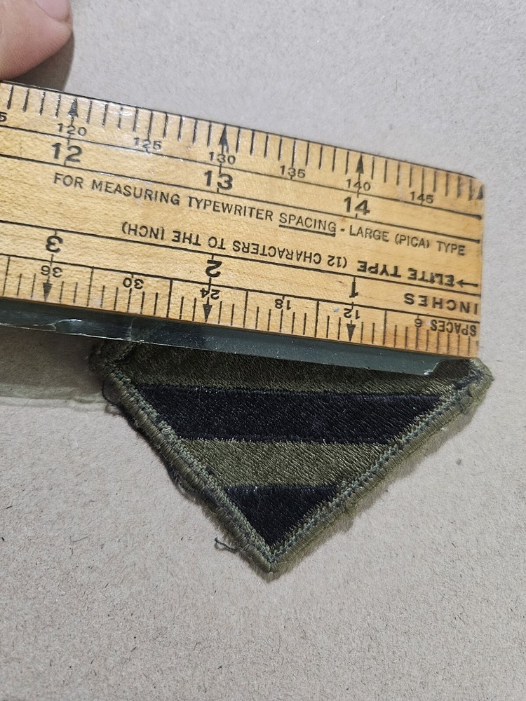 US Army 3rd Infantry Division Subdued Patch