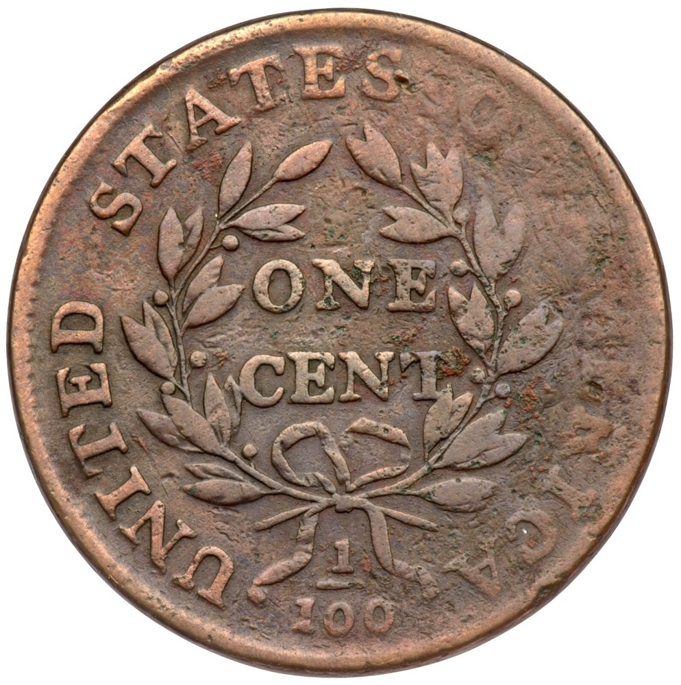 1798 S-170 Small 8 Draped Bust Large Cent Coin 1c