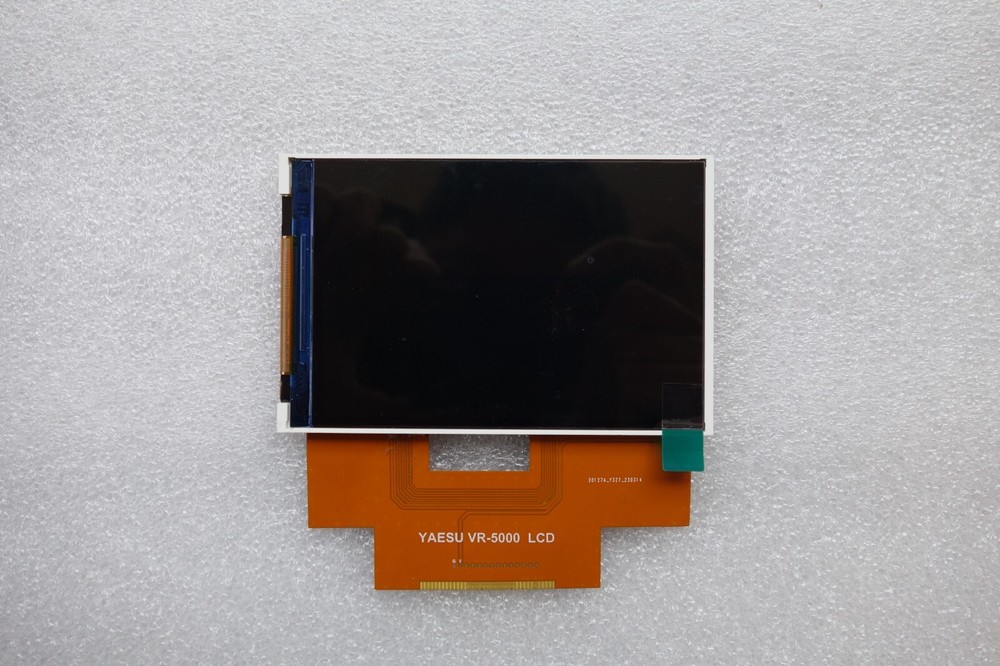 YAESU VR-5000 LCD replacement part resolve 'zebra stripes' issue