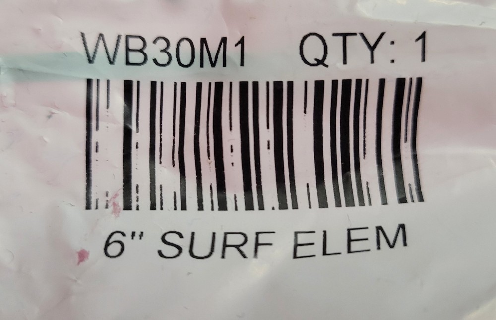 NEW / Genuine GE / WB30M1 / Electric Range / 6" Surface Element
