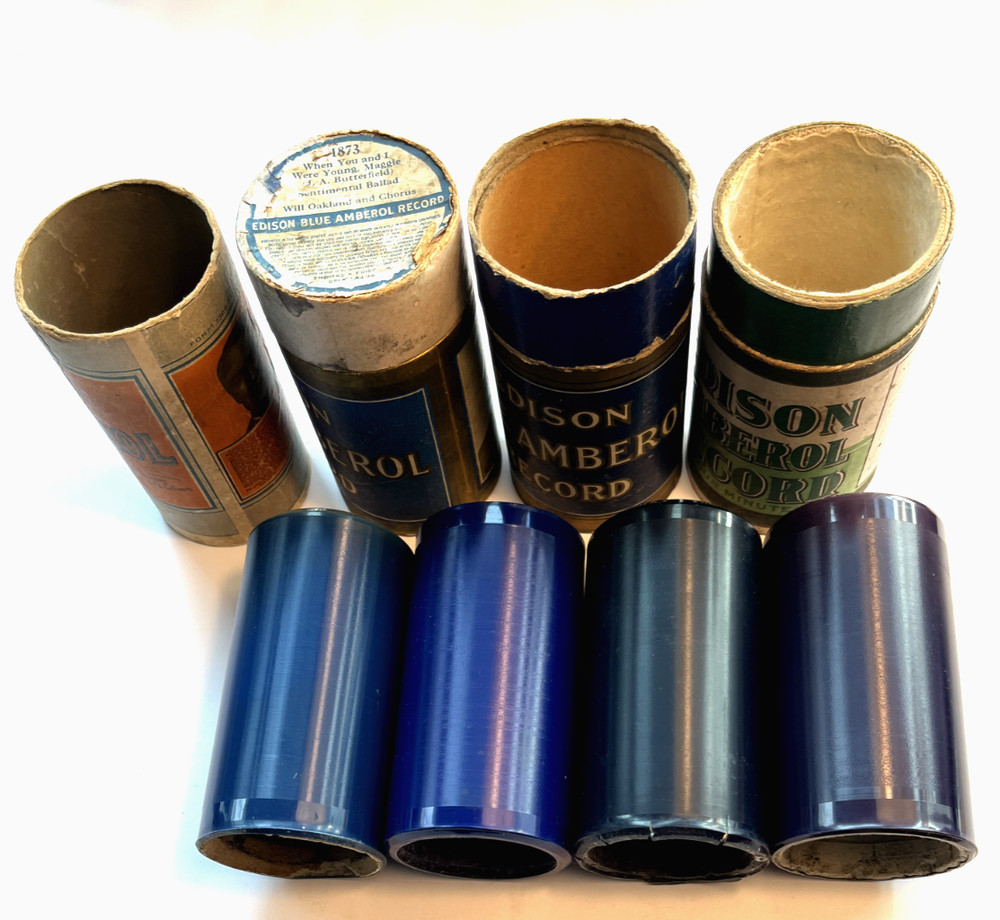 Edison Blue Amberol Cylinders Lot # 20