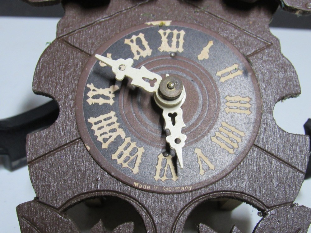 German made Clock with weight