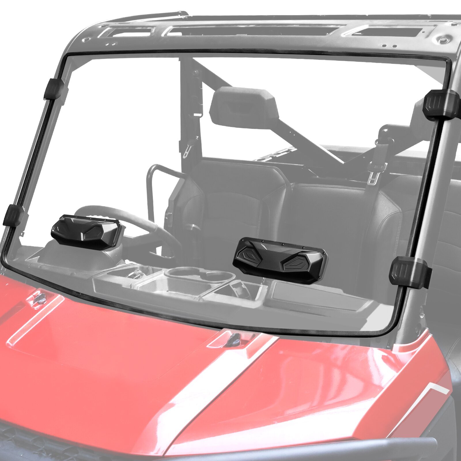 Vented Full Windshield for Polaris Ranger XP 1000 2017-2023/ XP 900 Front Window