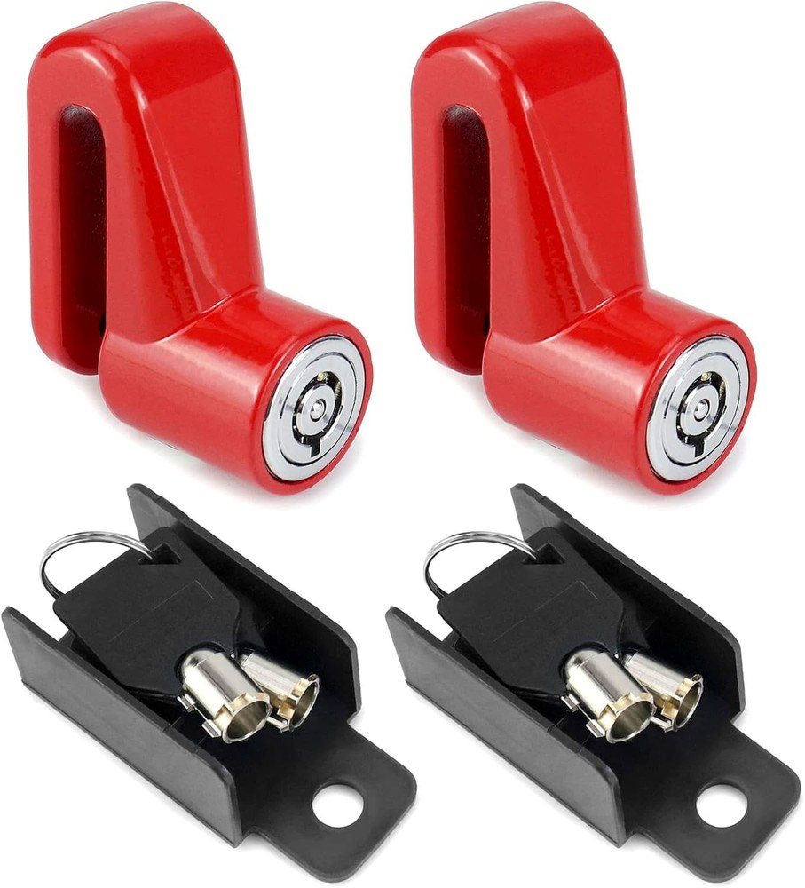 Heavy-Duty Disk Lock Set - Durable Security for Motorcycles & Bikes