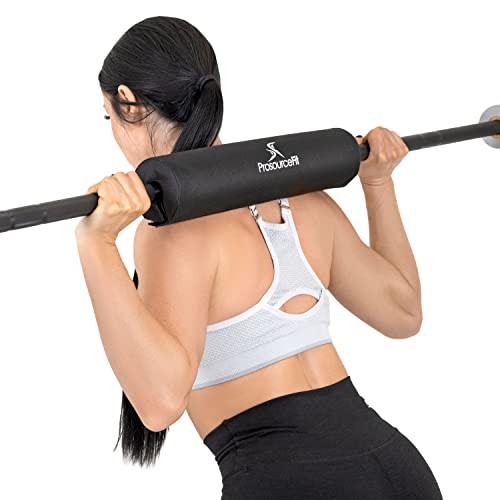 Weight Lifting Barbell Pad, Thick Protective Padding for Neck & Flap Closure
