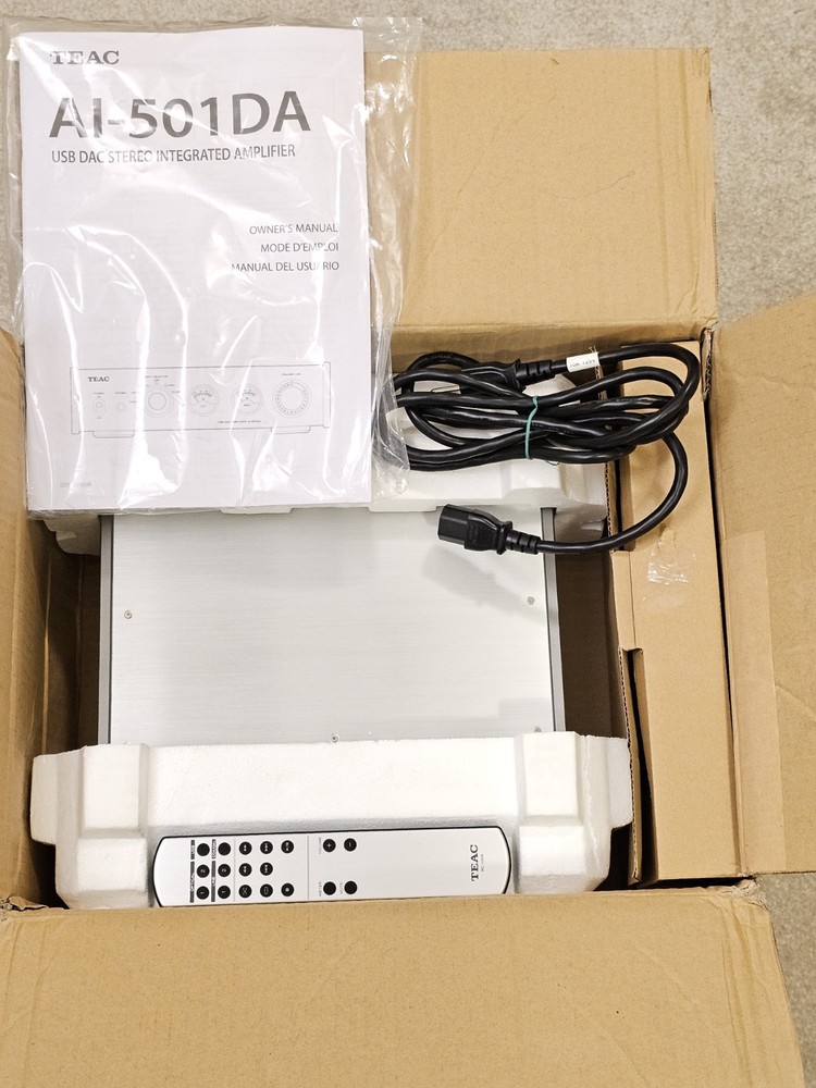 TEAC AI-501 DA USB DAC INTEGRATED AMPLIFIER, Open Box.