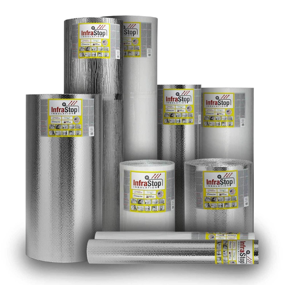 InfraStop™ 48" x 100' Double Bubble Reflective Foil Insulation