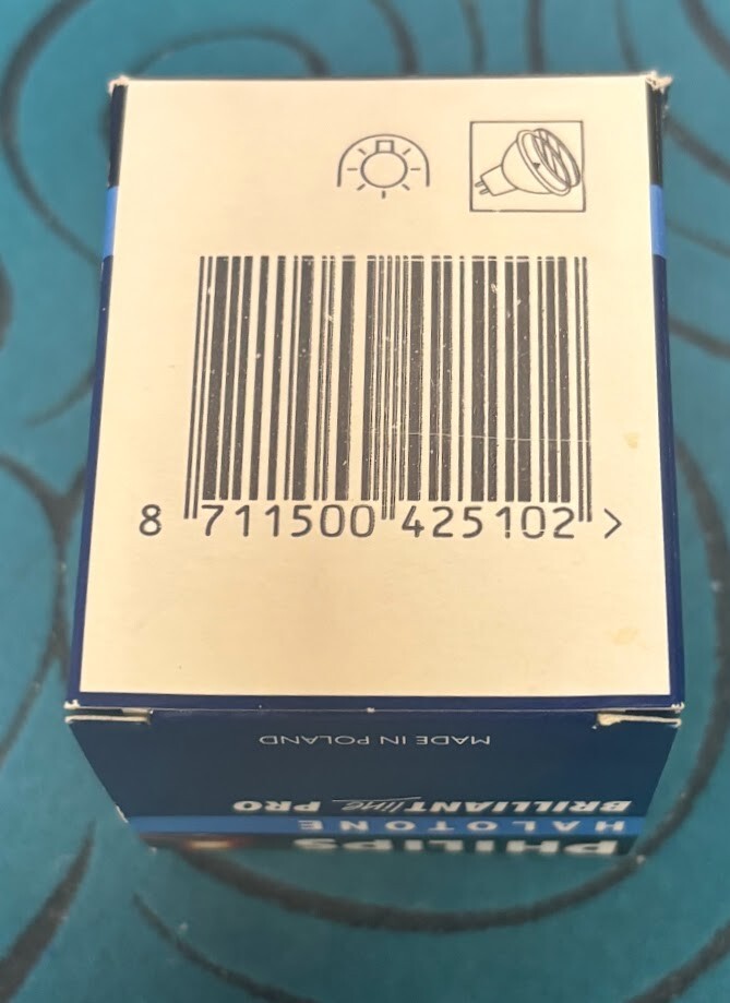 Philips Halotone 425102 50W Halogen Lamp