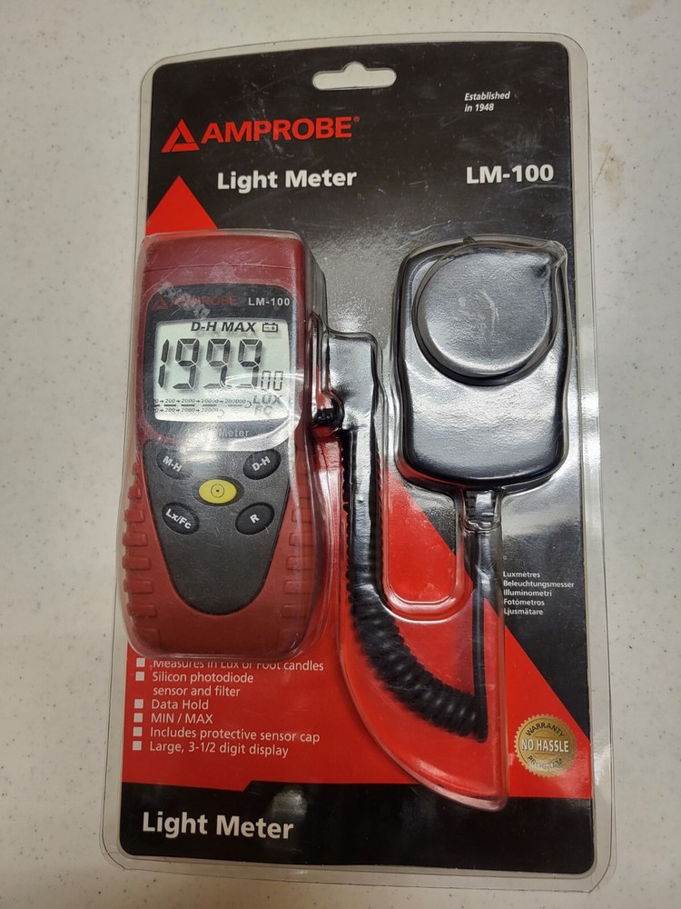 Amprobe LM-100 Light Meter new in box