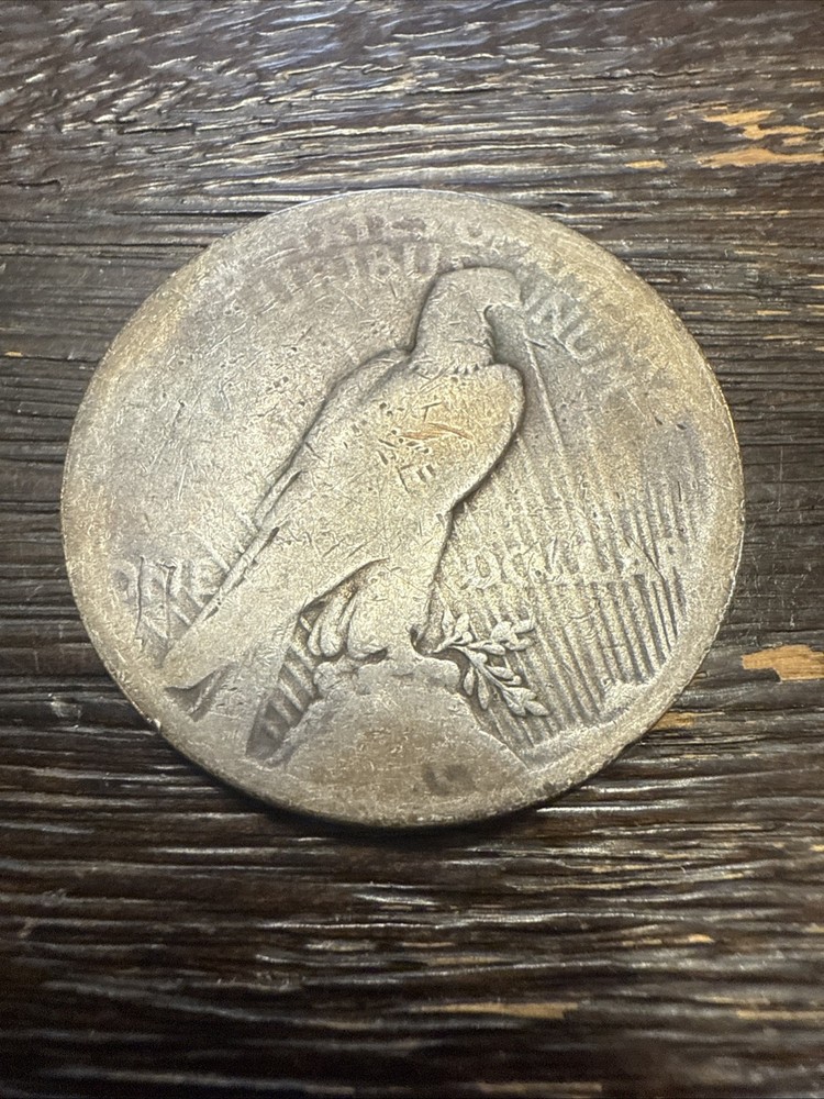 1922 Peace Dollar 90% Silver Toned