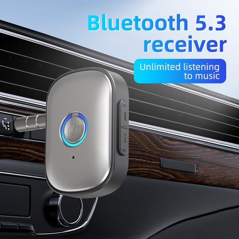 Bluetooth Adapter for Car, Receiver Wireless Audio Receiver for Car Plug & Play