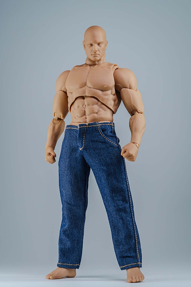 1/12 Loose Straight Jeans Denim Trousers Model Fit 6'' Action Figure