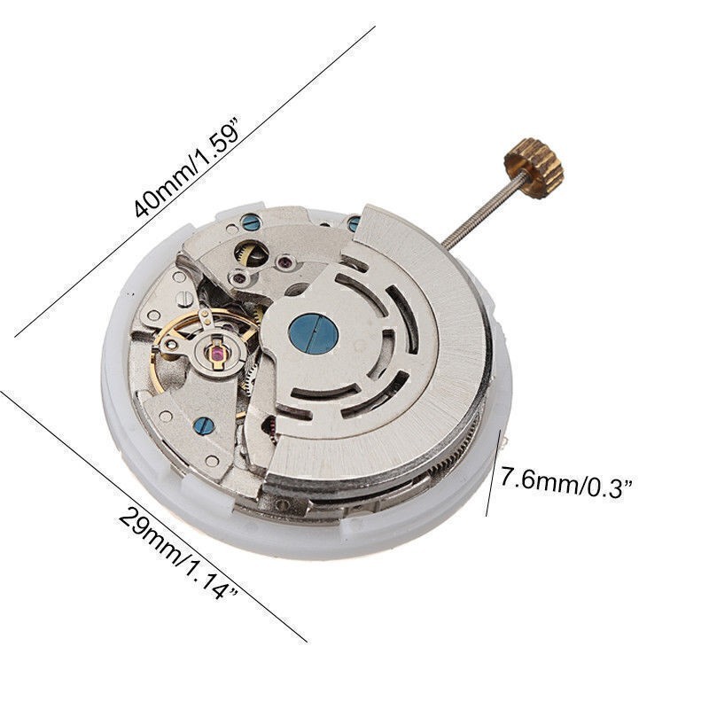 Automatic Movement Day Date High Accuracy For 2813 8205 WristWatch Replacement
