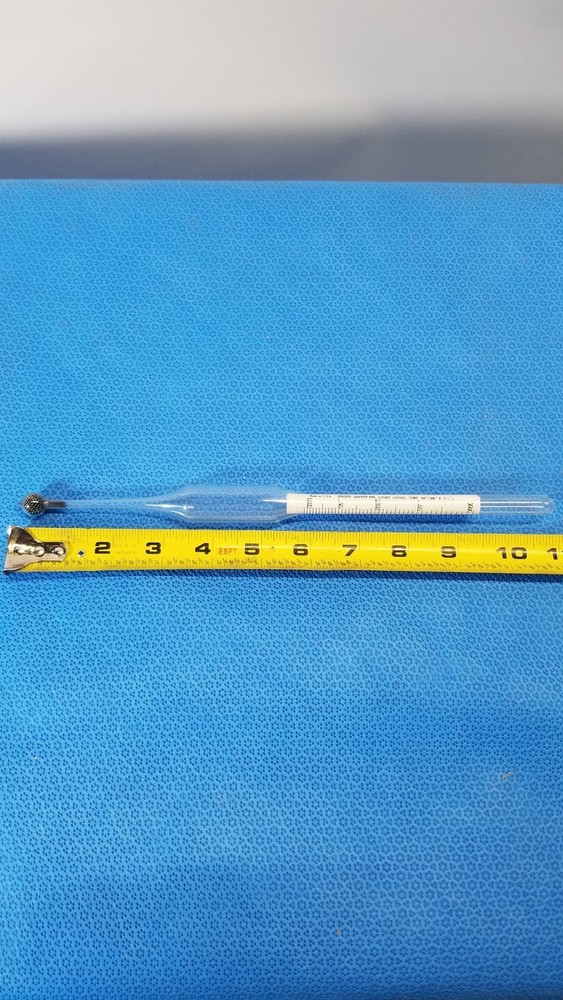 KO Specific Gravity Hydrometer Scale for Light Liquids TEMP 60°/60°F