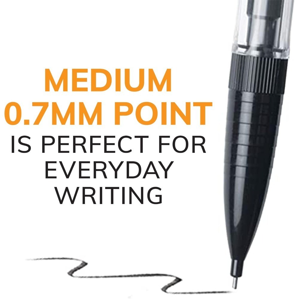 Mechanical Pencils 0.7mm Medium Point with Erasers 10-Pack Bulk School Office