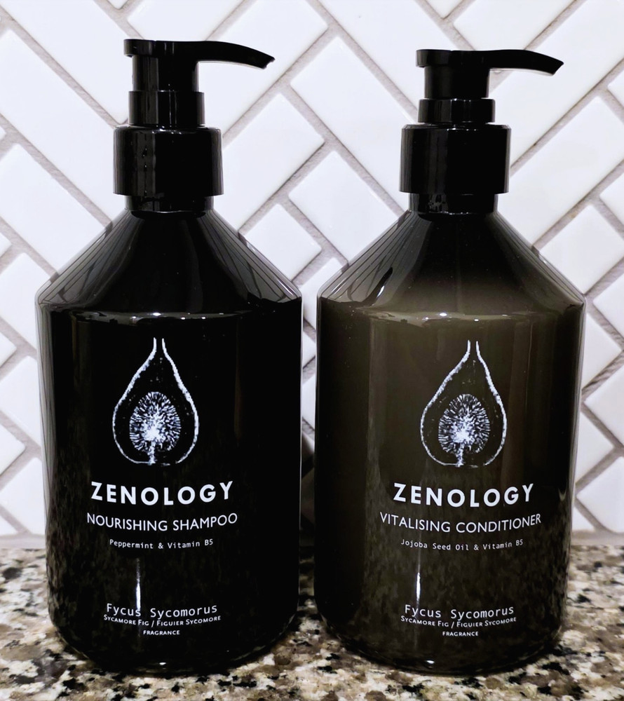BUNDLE (2 Pack) Zenology Fycus Sycomorus Shampoo & Conditioner 16.9oz