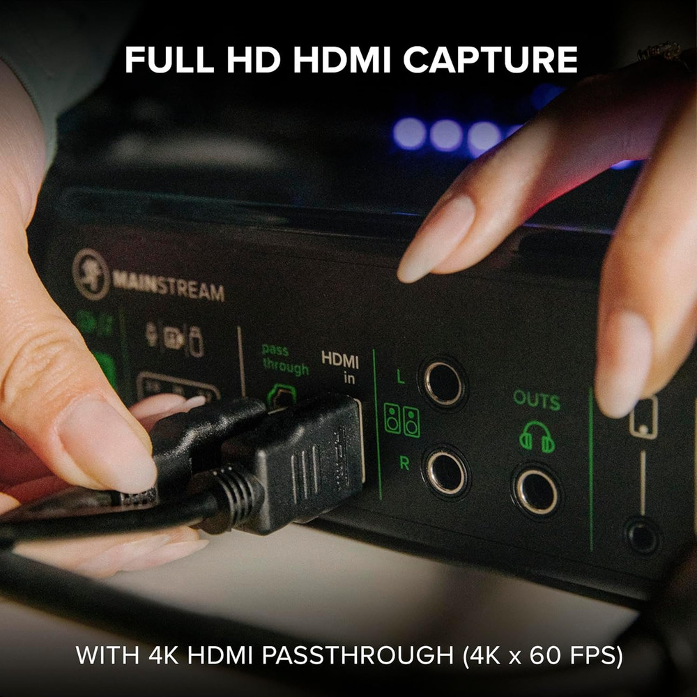 Mainstream Complete Live Streaming and Video Capture Interface with Programmable