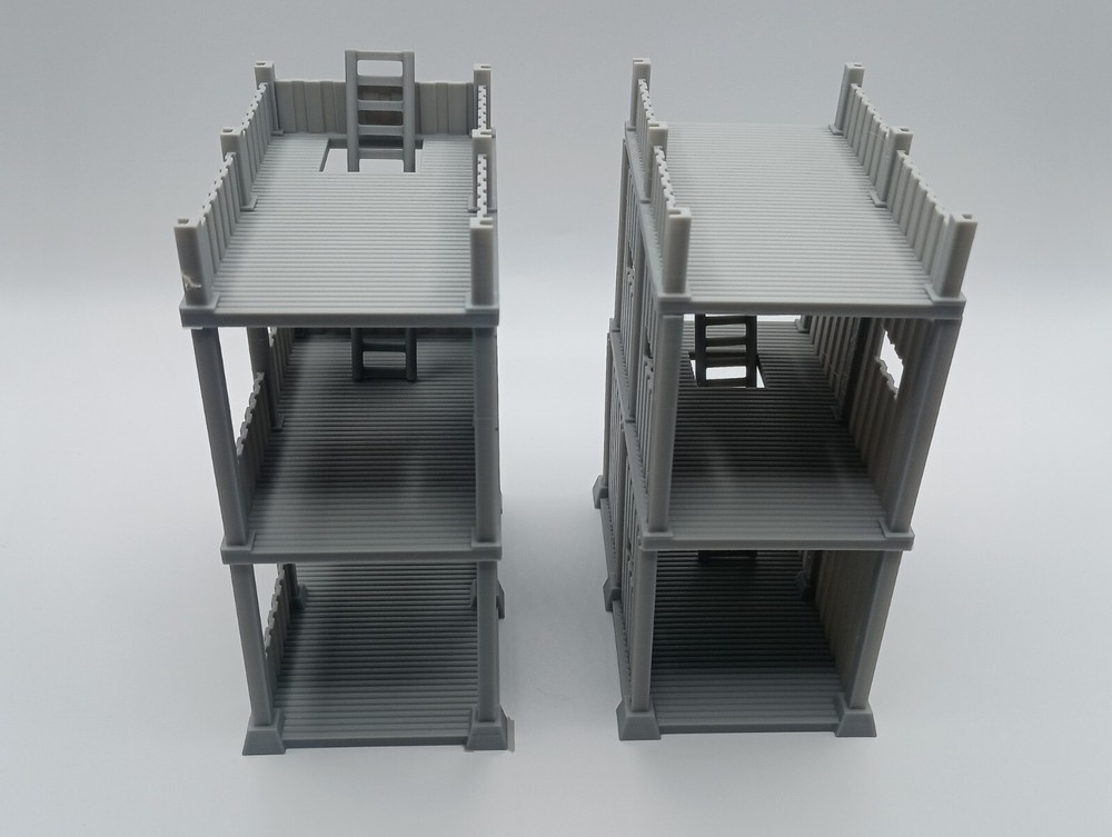 3D Printed Sci-Fi Scaffold Set #2 (28mm-32mm Scale) [PTO]