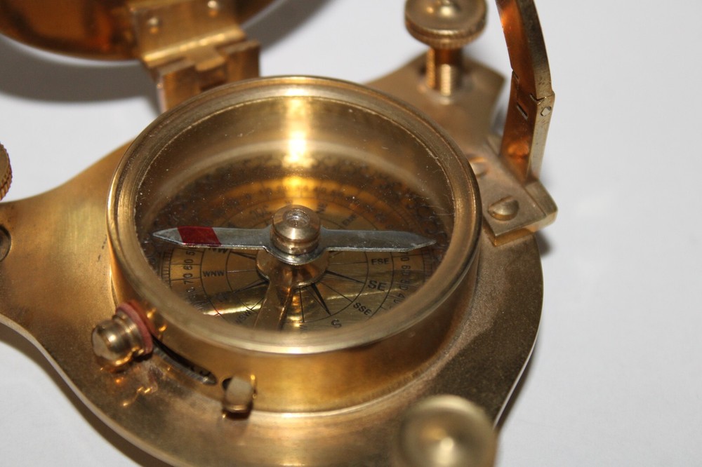 West London Sundial Compass Solid Brass