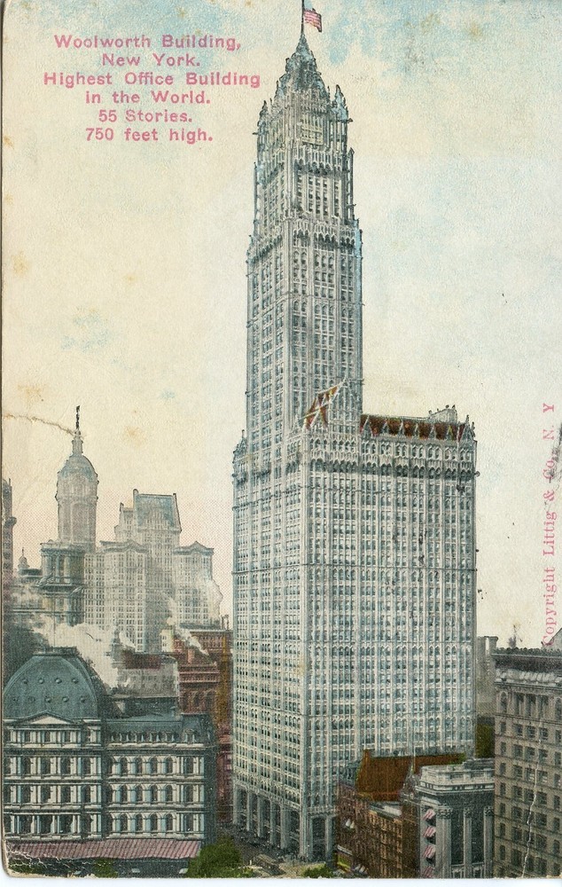 WOOLWORTH BUILDING, NY  - PC682