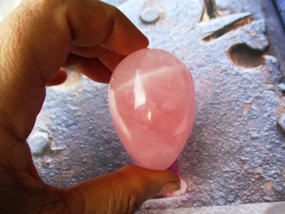 Rosequartz Yoni Egg for Kegel Exercise Decoration Easter Gift
