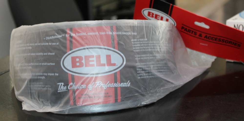 BELL POWERSPORTS CLICK RELEASE HELMET SHIELD LIGHT BLUE IRIDIUM