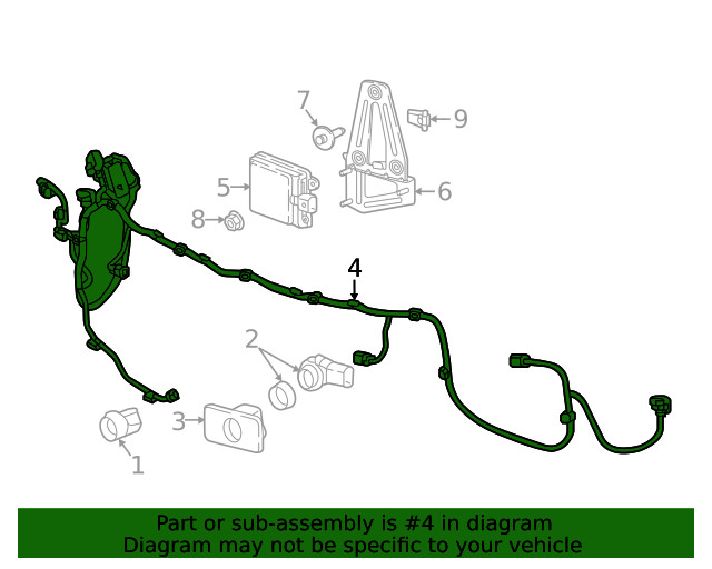Genuine GM Wire Harness 85556175