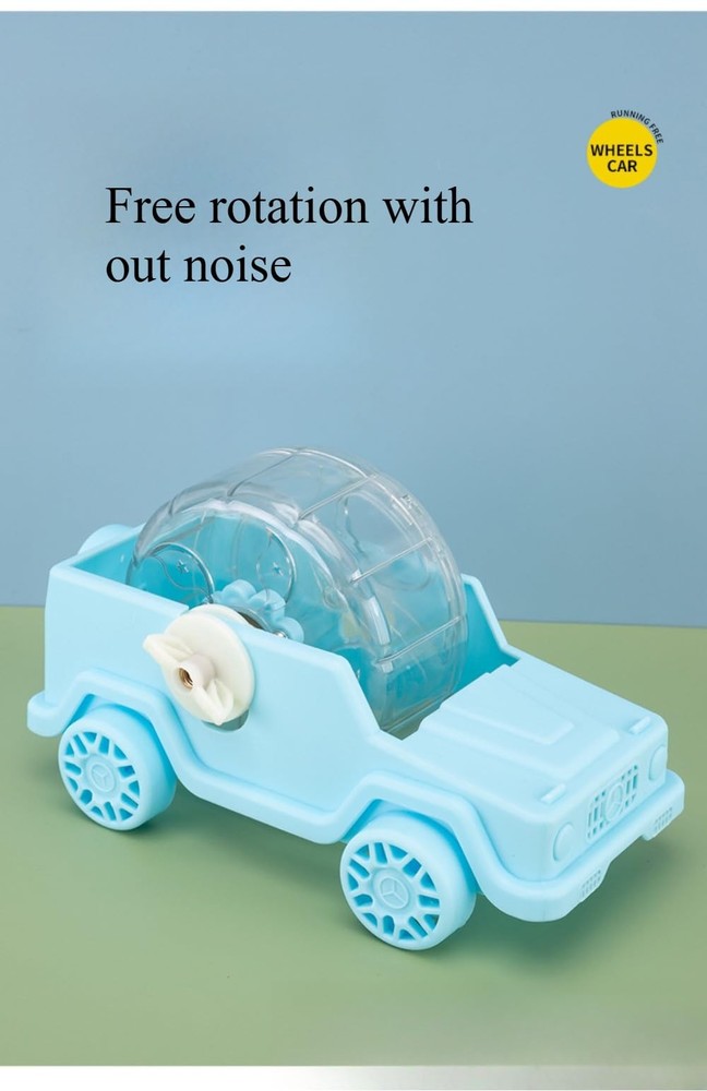 Hamster Running Wheel Car Shape Running Wheel Hamster Exercise Plastic Runnin...