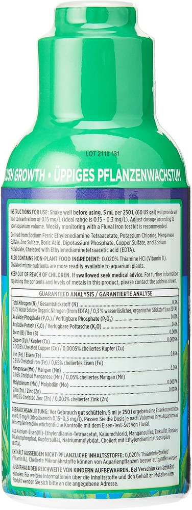 Plant Micro Nutrient for Aquariums, 8.4-Ounce