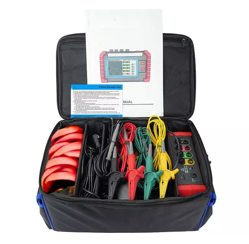 3 Phase Power Quality Analyzer Meter with Current Clamp 10A~6000A CT Size Φ300mm