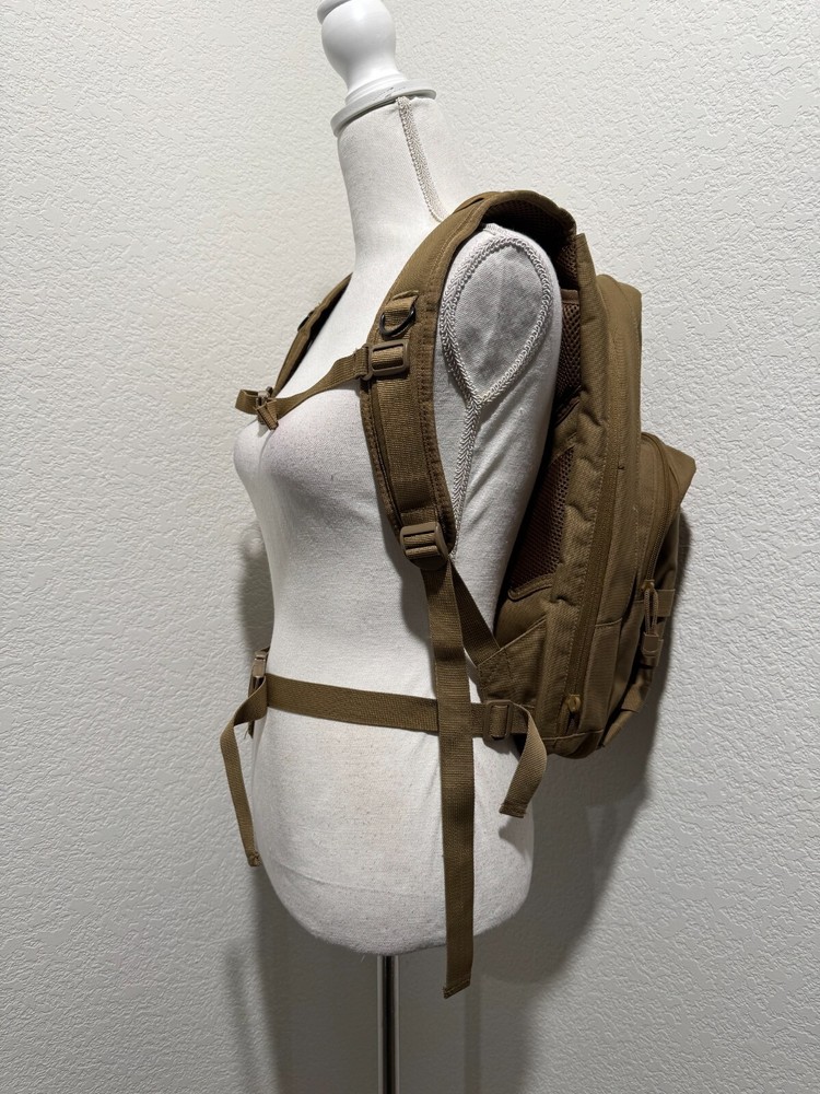 Tactical Hydration Field Pack Tan Color Backpack-No Bladder