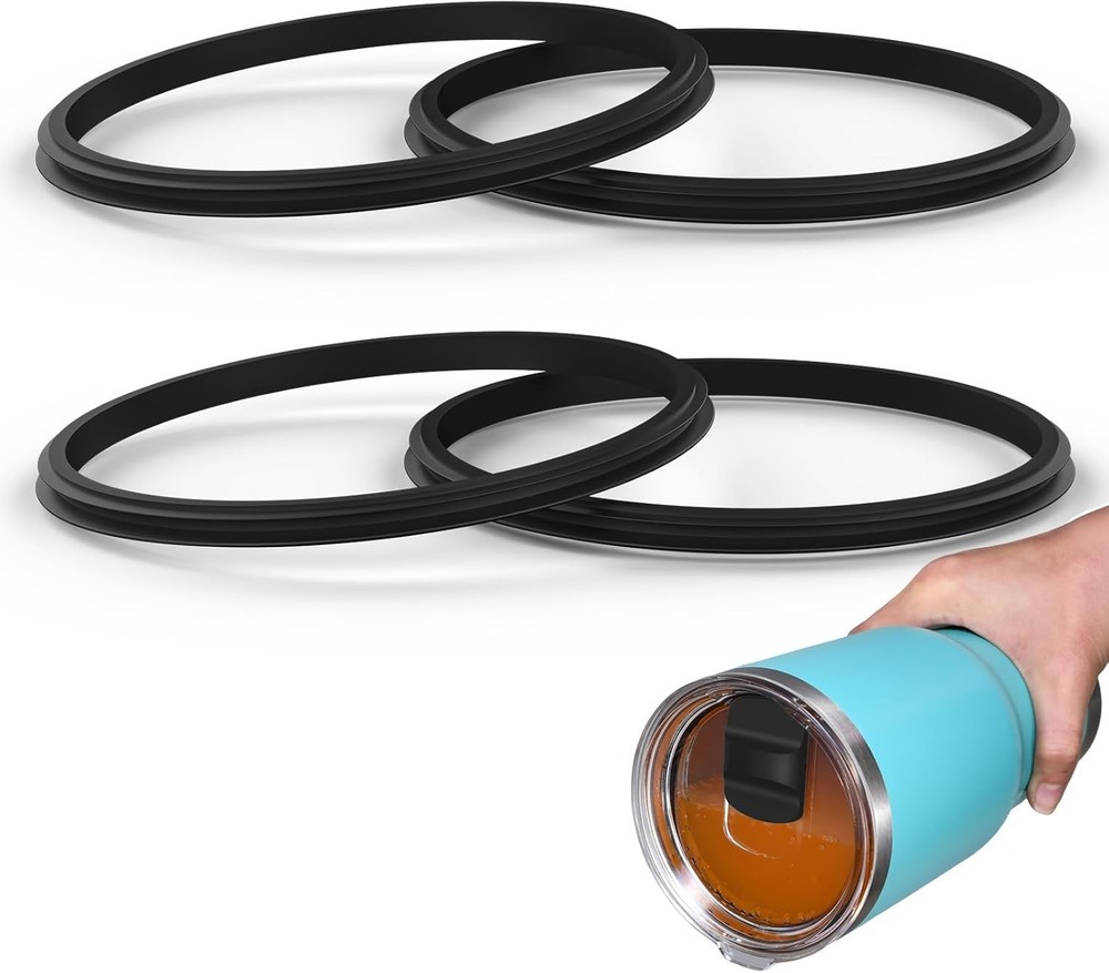 Rubber Seal Replacement Gasket for Yeti Lid, Leak-proof O Ring Replacement Compa