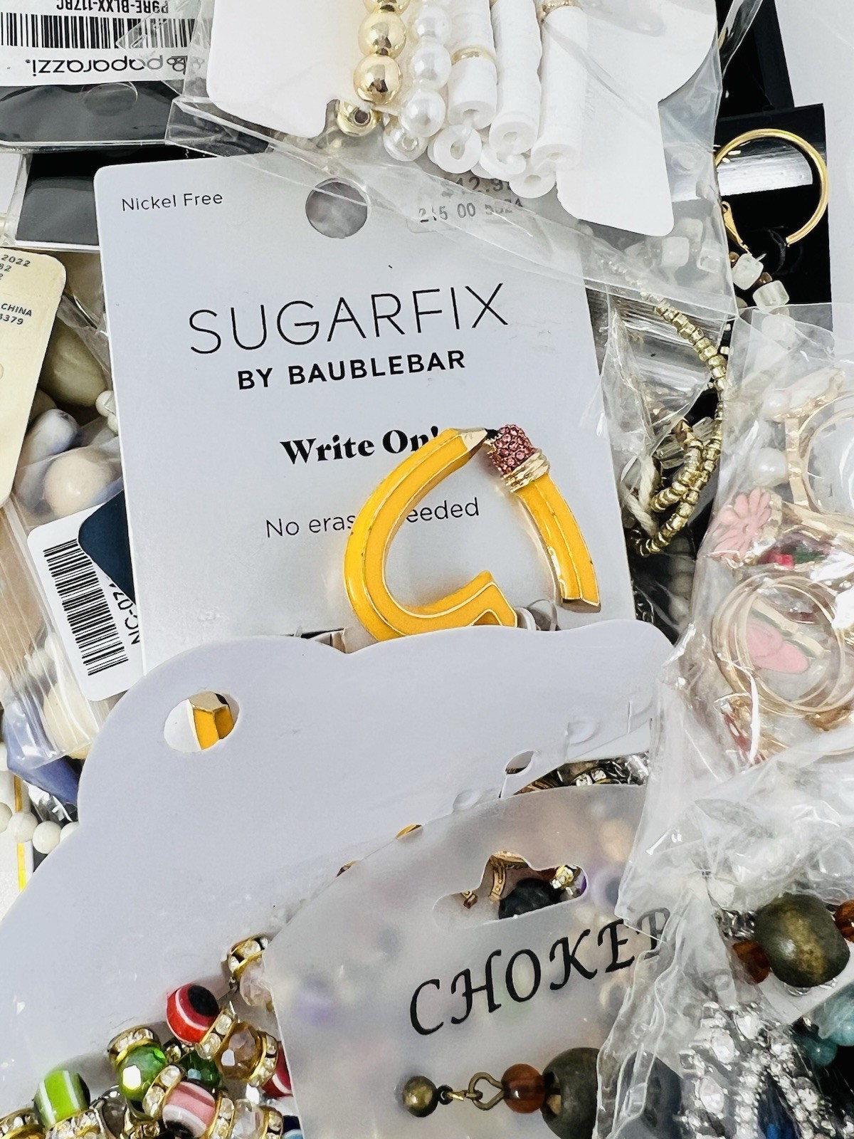 Mystery Jewelry Assorted New Necklace, Bracelet, Earring Lot of 5Lbs Wearable