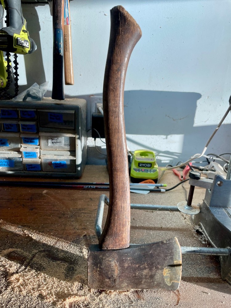 vintage winchester axe hatchet