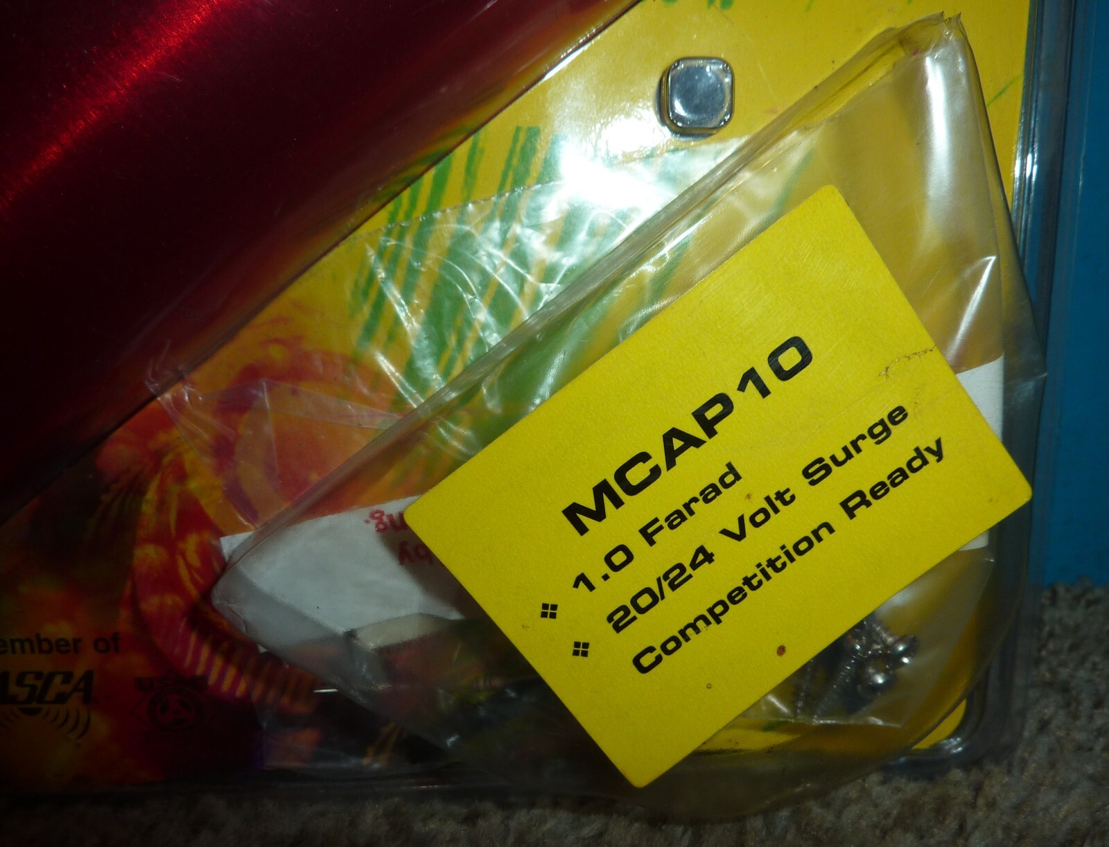 MA Audio MCAP10 Power Capacitor 1.0 Farad 20/24 Volt Surge