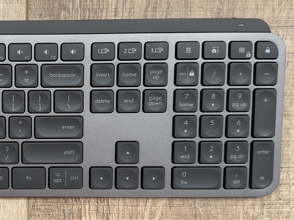 Logitech MX Keys - (1) Single OEM Replacement Key Cap and Hinge - Graphite