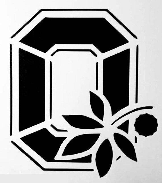 8"x9" Clear Plastic Stencil - Ohio (MC110)*****